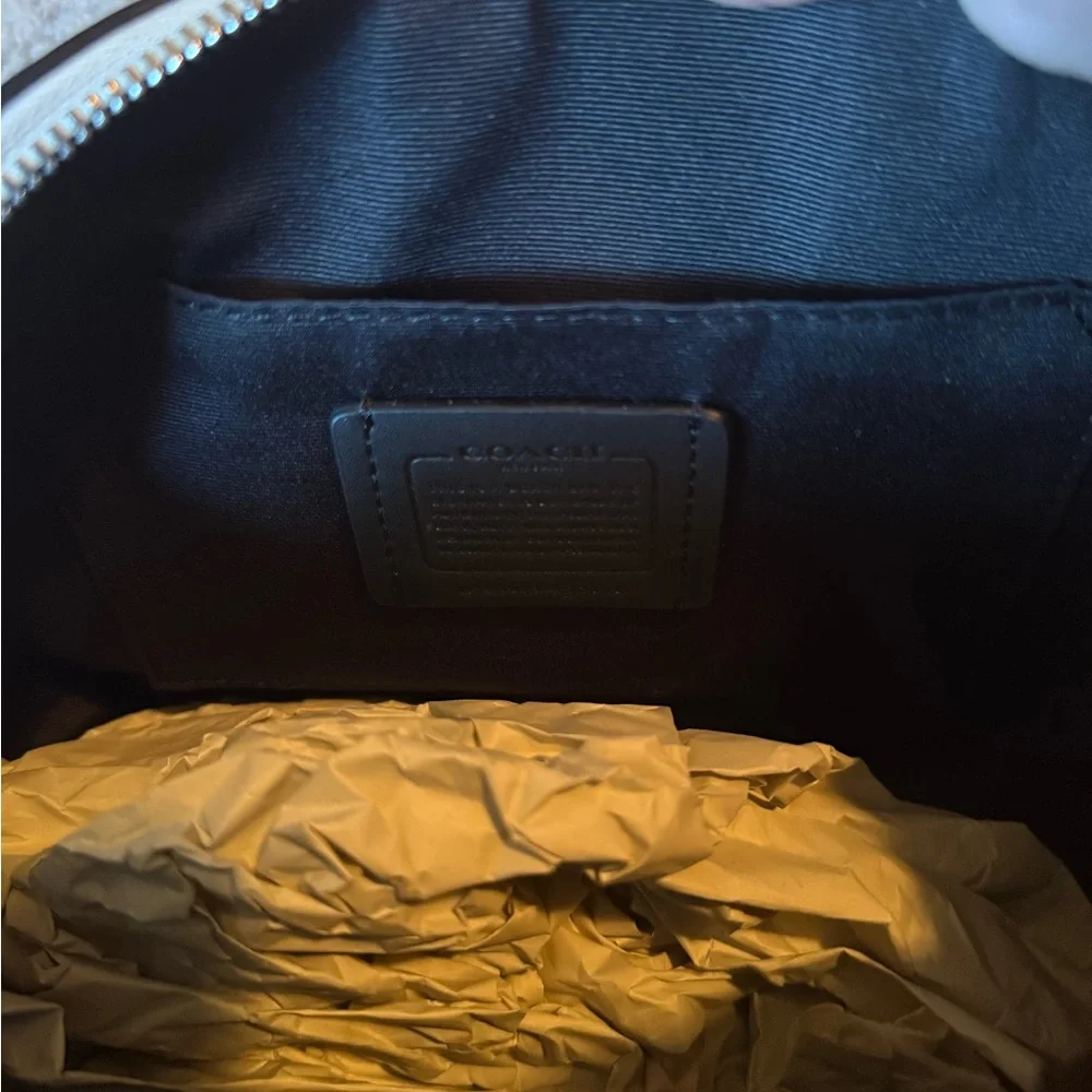 NEW Coach Mini Sierra purse- Black and White - Picture 5 of 8